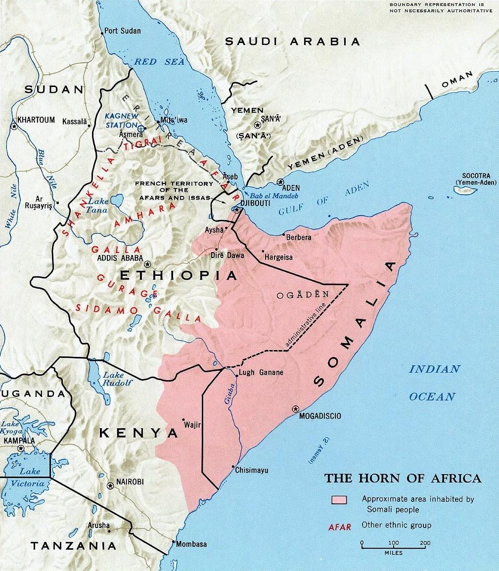 mapa do norte do Quênia