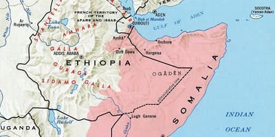 Norte-leste do Quénia mapa