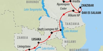 Mapa da mapa express Quênia